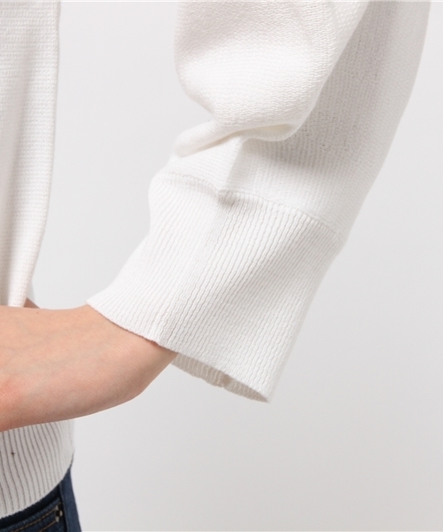 Kastane（カスタネ）の「バルーン袖プルオーバー（ニット/セーター・レディース・アイボリー/ネイビー/ピンク/サックスブルー・FREE）」の9枚目の写真