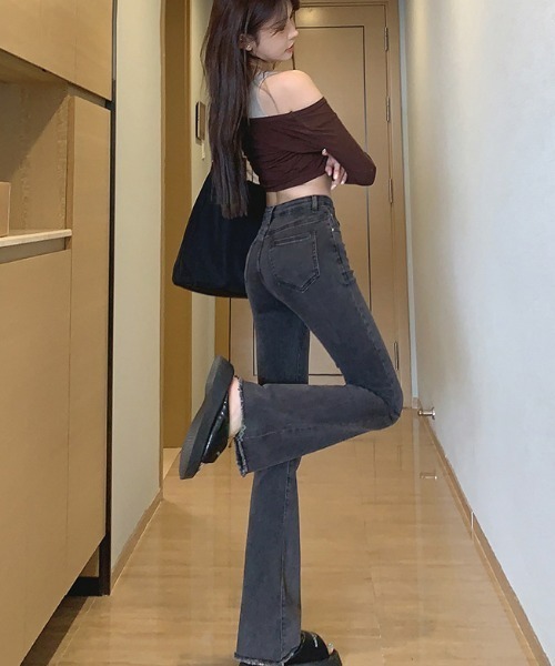 REBALANCE(リバランス)の「フレアデニムパンツ(デニムパンツ・レディース・C/B/A・SMALL/MEDIUM/LARGE)」の12枚目の写真