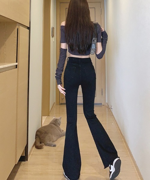 REBALANCE(リバランス)の「フレアデニムパンツ(デニムパンツ・レディース・C/B/A・SMALL/MEDIUM/LARGE)」の14枚目の写真