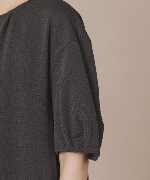 MACKINTOSH LONDON（マッキントッシュ ロンドン）の「【WEB・一部店舗限定】サッカーストレッチワンピース（ワンピース・レディース・ネイビー/チャコールグレー・38）」の9枚目の写真