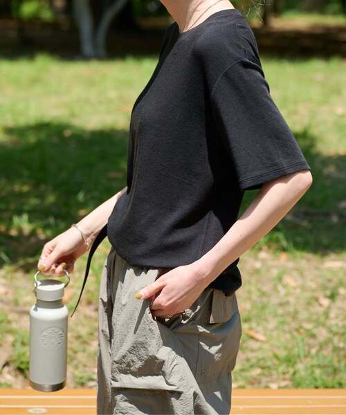 OUTDOOR PRODUCTS(アウトドアプロダクツ)の「ULT SPORTS RUNNIN' TEE(Tシャツ/カットソー・レディース・グレー/ブラウン/ブラック・FREE)」の7枚目の写真
