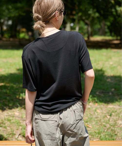 OUTDOOR PRODUCTS(アウトドアプロダクツ)の「ULT SPORTS RUNNIN' TEE(Tシャツ/カットソー・レディース・グレー/ブラウン/ブラック・FREE)」の8枚目の写真