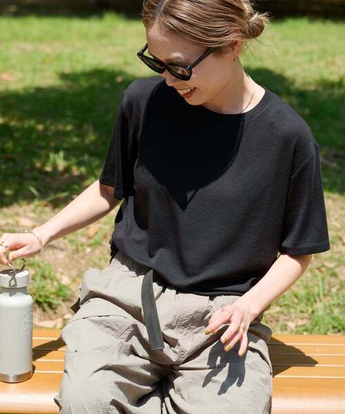 OUTDOOR PRODUCTS(アウトドアプロダクツ)の「ULT SPORTS RUNNIN' TEE(Tシャツ/カットソー・レディース・グレー/ブラウン/ブラック・FREE)」の11枚目の写真