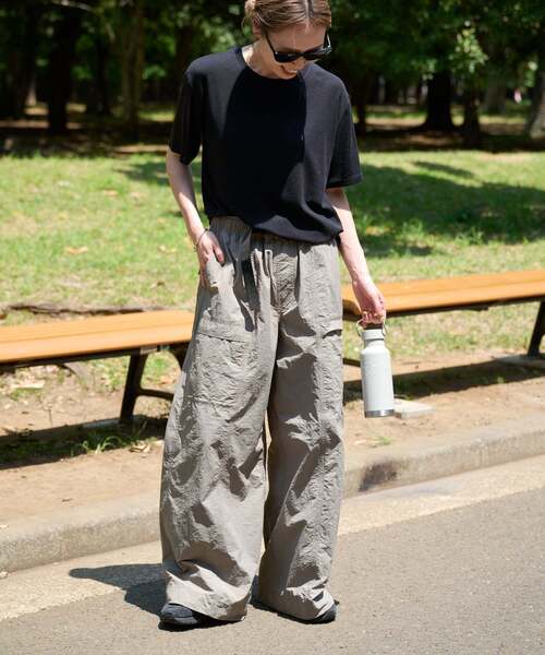 OUTDOOR PRODUCTS(アウトドアプロダクツ)の「ULT SPORTS RUNNIN' TEE(Tシャツ/カットソー・レディース・グレー/ブラウン/ブラック・FREE)」の12枚目の写真