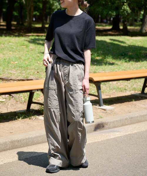 OUTDOOR PRODUCTS(アウトドアプロダクツ)の「ULT SPORTS RUNNIN' TEE(Tシャツ/カットソー・レディース・グレー/ブラウン/ブラック・FREE)」の13枚目の写真