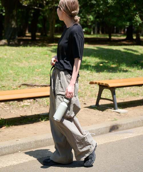 OUTDOOR PRODUCTS(アウトドアプロダクツ)の「ULT SPORTS RUNNIN' TEE(Tシャツ/カットソー・レディース・グレー/ブラウン/ブラック・FREE)」の14枚目の写真