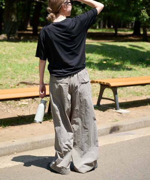 OUTDOOR PRODUCTS(アウトドアプロダクツ)の「ULT SPORTS RUNNIN' TEE(Tシャツ/カットソー・レディース・グレー/ブラウン/ブラック・FREE)」の15枚目の写真