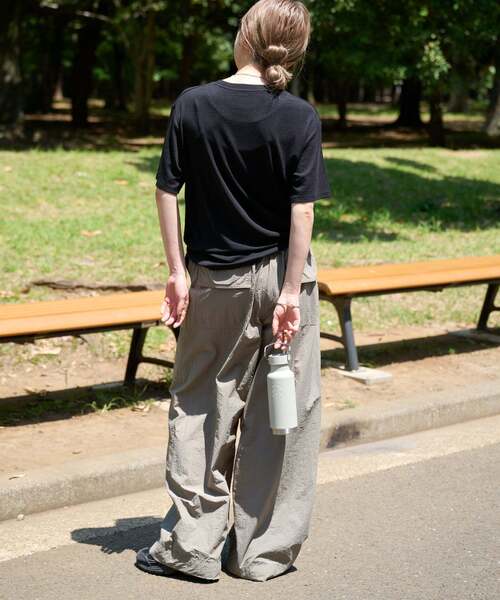 OUTDOOR PRODUCTS(アウトドアプロダクツ)の「ULT SPORTS RUNNIN' TEE(Tシャツ/カットソー・レディース・グレー/ブラウン/ブラック・FREE)」の16枚目の写真