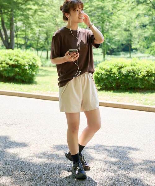 OUTDOOR PRODUCTS(アウトドアプロダクツ)の「ULT SPORTS RUNNIN' TEE(Tシャツ/カットソー・レディース・グレー/ブラウン/ブラック・FREE)」の21枚目の写真