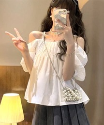 スリーブ オフショルダー パフ」に該当するレディースファッション通販