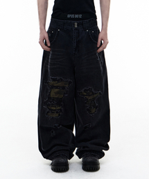 OPUS 0012（オーパス0012）の「Op. 09 SCARFACE DENIM PANTS BLACK（デニムパンツ）」