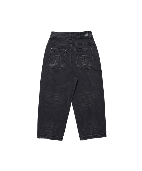 OPUS 0012(オーパス0012)の「Op. 09 SCARFACE DENIM PANTS BLACK(デニムパンツ・レディース・その他・SMALL/MEDIUM/LARGE)」の4枚目の写真