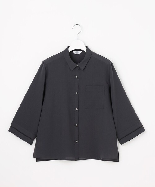 J.PRESS(ジェイプレス)の「トロピカルボイル シャツ ブラウス(シャツ/ブラウス・レディース・スカイブルー系/ベージュ系/グレー系・T15/T13)」の10枚目の写真