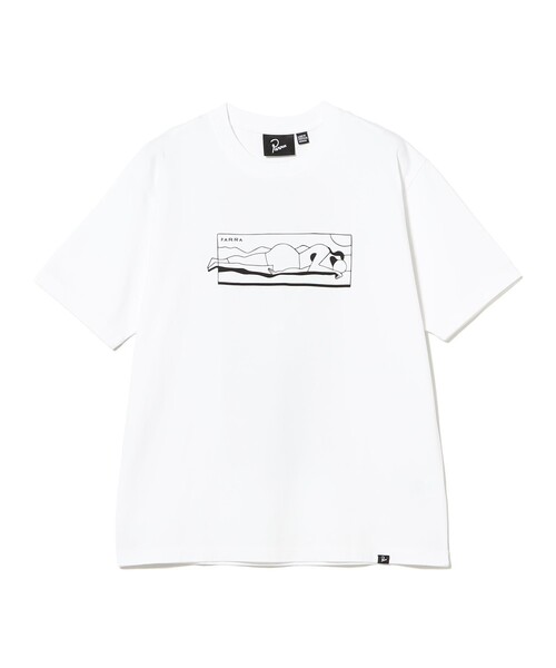 By Parra(バイパラ)の「by parra / Vertical thoughts t-shirt(Tシャツ/カットソー・メンズ・ホワイト・L)」の1枚目の写真