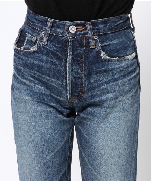 MOUSSY（マウジー）の「MV Fago wide Straight（デニムパンツ・レディース・ブルー・23inch/24inch/25inch/27inch/26inch）」の9枚目の写真