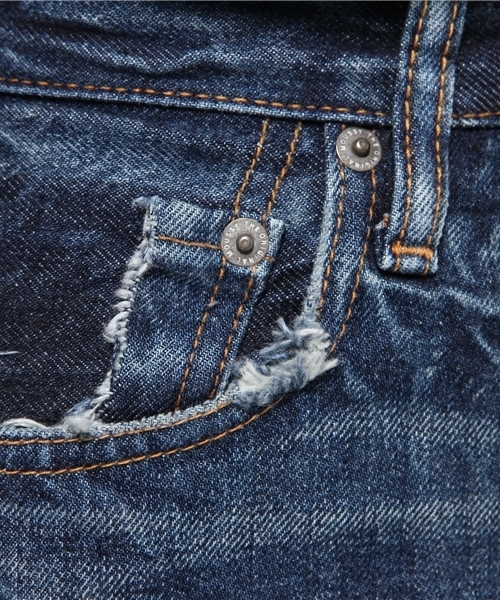 MOUSSY（マウジー）の「MV Fago wide Straight（デニムパンツ・レディース・ブルー・23inch/24inch/25inch/27inch/26inch）」の5枚目の写真