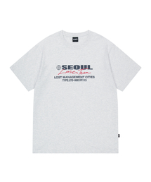 LMC（ ）の「SEOUL SERIES LOGO TEE light heather gray（Tシャツ/カットソー）」
