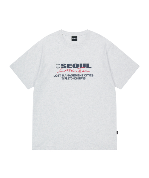 LMCの「SEOUL SERIES LOGO TEE light heather gray(Tシャツ/カットソー・メンズ・その他・SMALL/MEDIUM/LARGE/X-LARGE)」の1枚目の写真