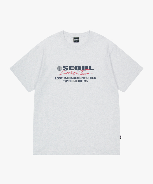 LMCの「SEOUL SERIES LOGO TEE light heather gray(Tシャツ/カットソー・メンズ・その他・SMALL/MEDIUM/LARGE/X-LARGE)」の4枚目の写真