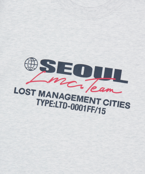 LMCの「SEOUL SERIES LOGO TEE light heather gray(Tシャツ/カットソー・メンズ・その他・SMALL/MEDIUM/LARGE/X-LARGE)」の6枚目の写真