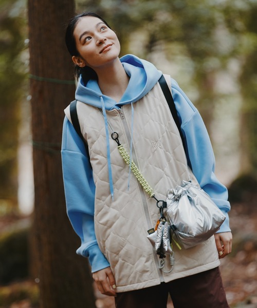 KiU(キウ)の「キウ 2WAYリバーシブルフリースベスト(その他アウター・レディース・ブラック/ホワイト系その他/ブラウン系その他・MEDIUM/LARGE/X-LARGE)」の13枚目の写真