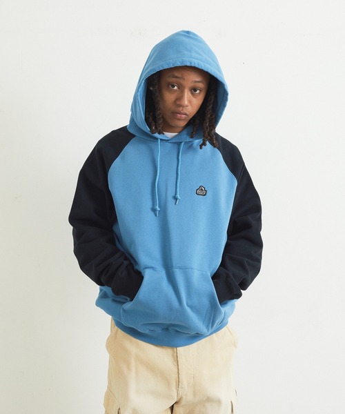 XLARGE(エクストララージ)の「WORK HOODED SWEATSHIRT(パーカー・メンズ・ライトブルー/ブラウン/ネイビー・XL/L/M/S)」の3枚目の写真