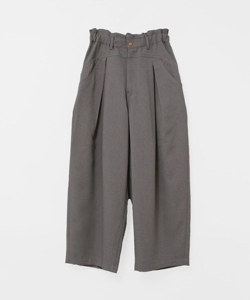 URCH RNA（アーチ アールエヌエー）の「R4490 ギャルソンのウールライクパンツ（その他パンツ・レディース・チャコール/グレー/ブラウン・FREE）」の2枚目の写真