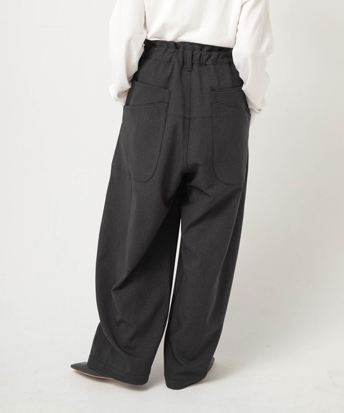 URCH RNA（アーチ アールエヌエー）の「R4490 ギャルソンのウールライクパンツ（その他パンツ・レディース・チャコール/グレー/ブラウン・FREE）」の6枚目の写真