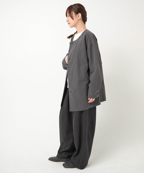 URCH RNA（アーチ アールエヌエー）の「R4490 ギャルソンのウールライクパンツ（その他パンツ・レディース・チャコール/グレー/ブラウン・FREE）」の11枚目の写真