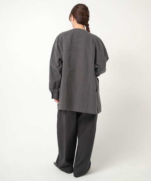 URCH RNA（アーチ アールエヌエー）の「R4490 ギャルソンのウールライクパンツ（その他パンツ・レディース・チャコール/グレー/ブラウン・FREE）」の12枚目の写真