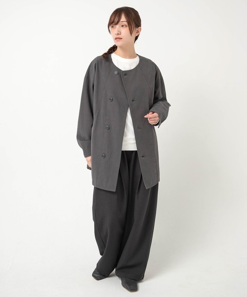 URCH RNA（アーチ アールエヌエー）の「R4490 ギャルソンのウールライクパンツ（その他パンツ・レディース・チャコール/グレー/ブラウン・FREE）」の10枚目の写真