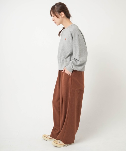 URCH RNA（アーチ アールエヌエー）の「R4490 ギャルソンのウールライクパンツ（その他パンツ・レディース・チャコール/グレー/ブラウン・FREE）」の14枚目の写真