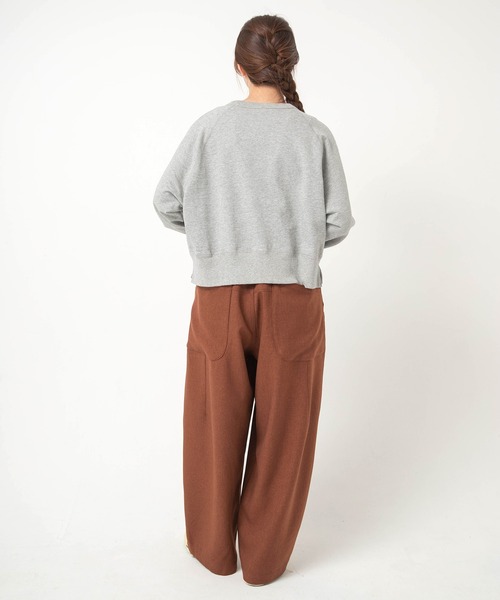 URCH RNA（アーチ アールエヌエー）の「R4490 ギャルソンのウールライクパンツ（その他パンツ・レディース・チャコール/グレー/ブラウン・FREE）」の15枚目の写真