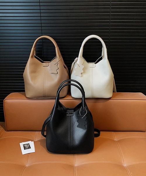 Miniministore(ミニミニストア)の「バケツバッグチャーム付きショルダーバッグ(ショルダーバッグ・レディース・ベージュ/ブラック/ブラウン/アイボリー・FREE)」の11枚目の写真