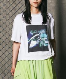 AULA AILA(アウラ アイラ)別注メタリックプリントT