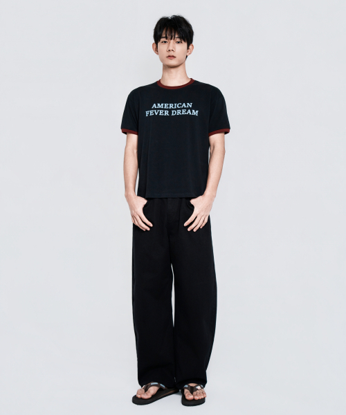 WAAR(ワール)の「M292 カチオンワイドパンツ_ブラック(その他パンツ・メンズ・その他・SMALL/MEDIUM/LARGE)」の3枚目の写真
