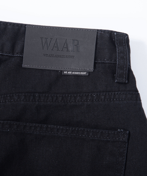 WAAR(ワール)の「M292 カチオンワイドパンツ_ブラック(その他パンツ・メンズ・その他・SMALL/MEDIUM/LARGE)」の18枚目の写真