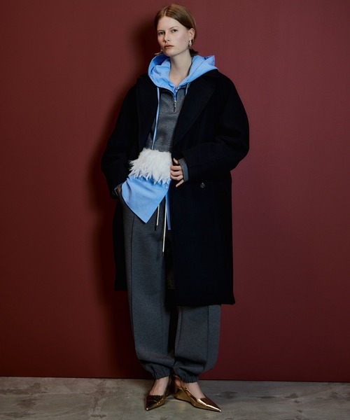 MAISON SPECIAL(メゾンスペシャル)の「【Pre-Order】Loose Hoodie Shirt/ルーズフーディーシャツ(シャツ/ブラウス・レディース・オレンジ/グレー/ブルー・FREE)」の5枚目の写真