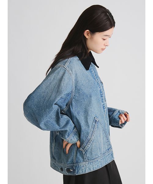MIESROHE（ミースロエ）の「【Leeコラボ】91-Bデニムジャケット（デニムジャケット・レディース・ブルー/インディゴブルー・1/0）」の20枚目の写真