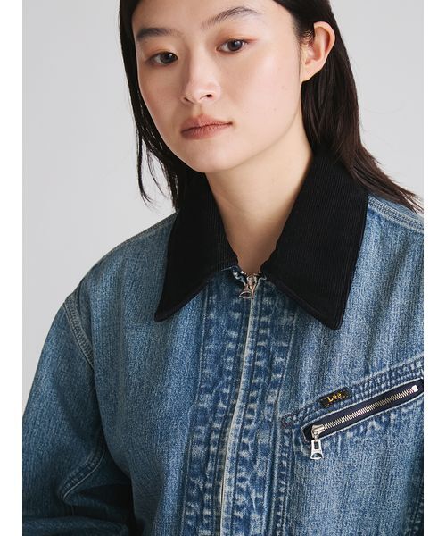MIESROHE（ミースロエ）の「【Leeコラボ】91-Bデニムジャケット（デニムジャケット・レディース・ブルー/インディゴブルー・1/0）」の21枚目の写真