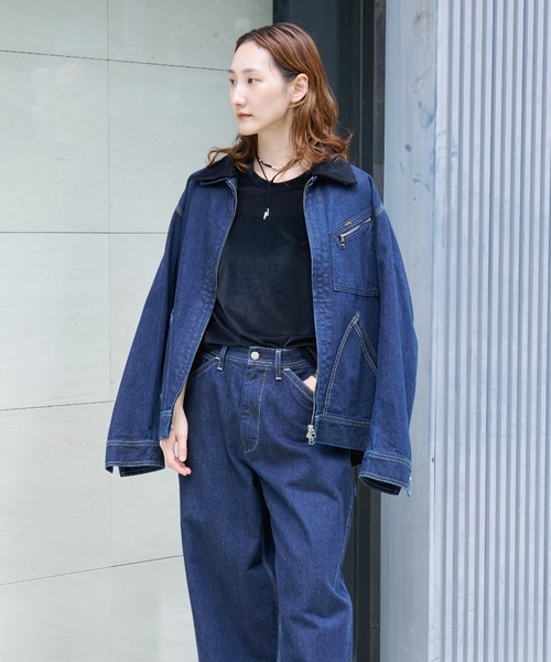 MIESROHE（ミースロエ）の「【Leeコラボ】91-Bデニムジャケット（デニムジャケット・レディース・ブルー/インディゴブルー・1/0）」の4枚目の写真