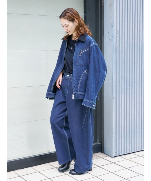 MIESROHE（ミースロエ）の「【Leeコラボ】91-Bデニムジャケット（デニムジャケット・レディース・ブルー/インディゴブルー・1/0）」の5枚目の写真