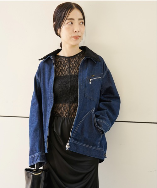 MIESROHE（ミースロエ）の「【Leeコラボ】91-Bデニムジャケット（デニムジャケット・レディース・ブルー/インディゴブルー・1/0）」の10枚目の写真