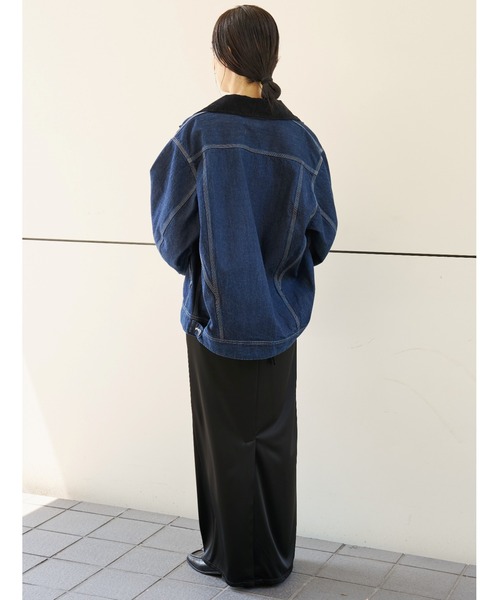 MIESROHE（ミースロエ）の「【Leeコラボ】91-Bデニムジャケット（デニムジャケット・レディース・ブルー/インディゴブルー・1/0）」の12枚目の写真