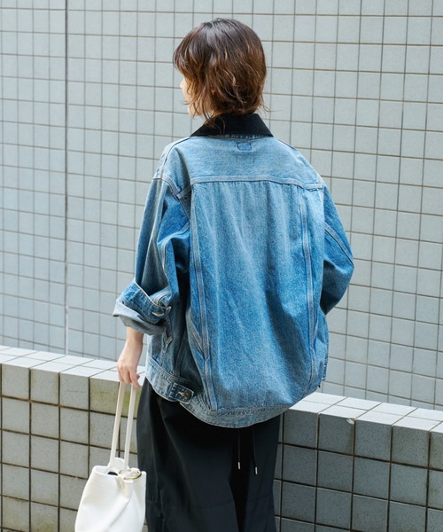 MIESROHE（ミースロエ）の「【Leeコラボ】91-Bデニムジャケット（デニムジャケット・レディース・ブルー/インディゴブルー・1/0）」の9枚目の写真