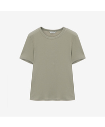 [W]リブスリムフィットTシャツ - 3カラー MYTS3216