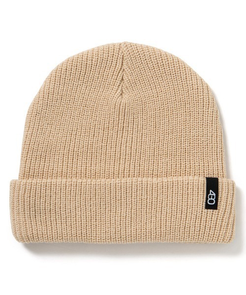430(フォーサーティ)の「mko13798-GRAPHENE BEANIE ビーニー ニット帽(26-175)(ニットキャップ/ビーニー・メンズ・グレー/ベージュ/ブルー/ブラック・FREE)」の3枚目の写真