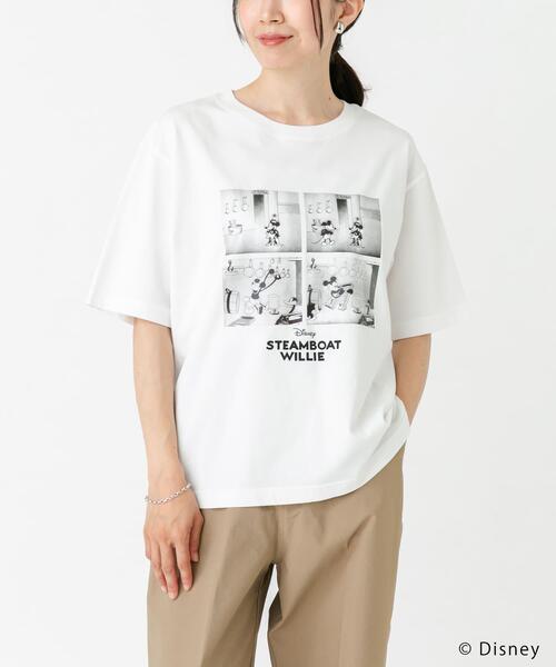 URBAN RESEARCH DOORS(アーバンリサーチドアーズ)の「別注/Disney/プリントTシャツ(Tシャツ/カットソー・レディース・オフホワイト・FREE)」の2枚目の写真