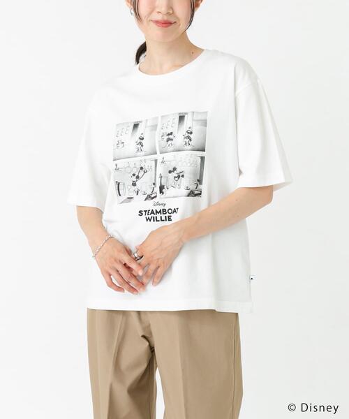 URBAN RESEARCH DOORS(アーバンリサーチドアーズ)の「別注/Disney/プリントTシャツ(Tシャツ/カットソー・レディース・オフホワイト・FREE)」の4枚目の写真