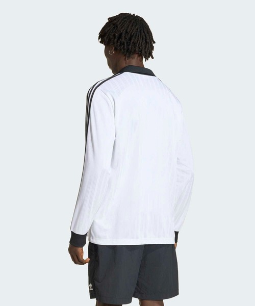 adidas（アディダス）の「アディカラー ピケ サッカー長袖Tシャツ / ロンT / アディダスオリジナルス adidas Originals（Tシャツ/カットソー・メンズ・ホワイト・XX-LARGE/XX-SMALL/3XL/LARGE/MEDIUM/SMALL/X-LARGE/X-SMALL）」の2枚目の写真